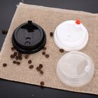 Πλαστικό καπάκι φλυτζανιών καφέ PP για τους καυτούς ανανεώσιμους πόρους ποτών 100% ανθεκτικούς