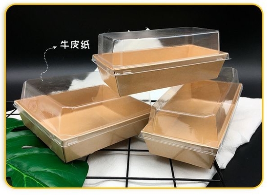 Βιοδιασπάσιμο μίας χρήσης εμπορευματοκιβώτιο εγγράφου βαθμού τροφίμων κιβωτίων εγγράφου take-$l*away