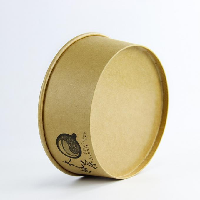 1300ml βιοδιασπάσιμο κύπελλο εγγράφου σαλάτας της Kraft PLA με το πλαστικό καπάκι 1