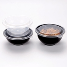 48oz μαύρο μίας χρήσης εξαγωγέα εμπορευματοκιβώτιο τροφίμων εμπορευματοκιβωτίων εύκολο ανοικτό πλαστικό